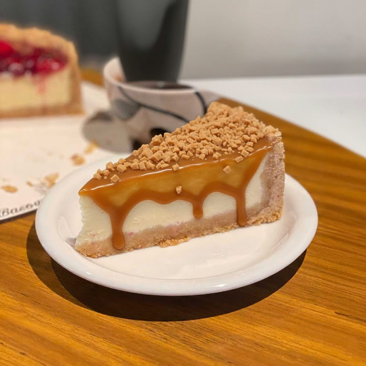 Romige Cheesecake met karamel - Afbeelding 2