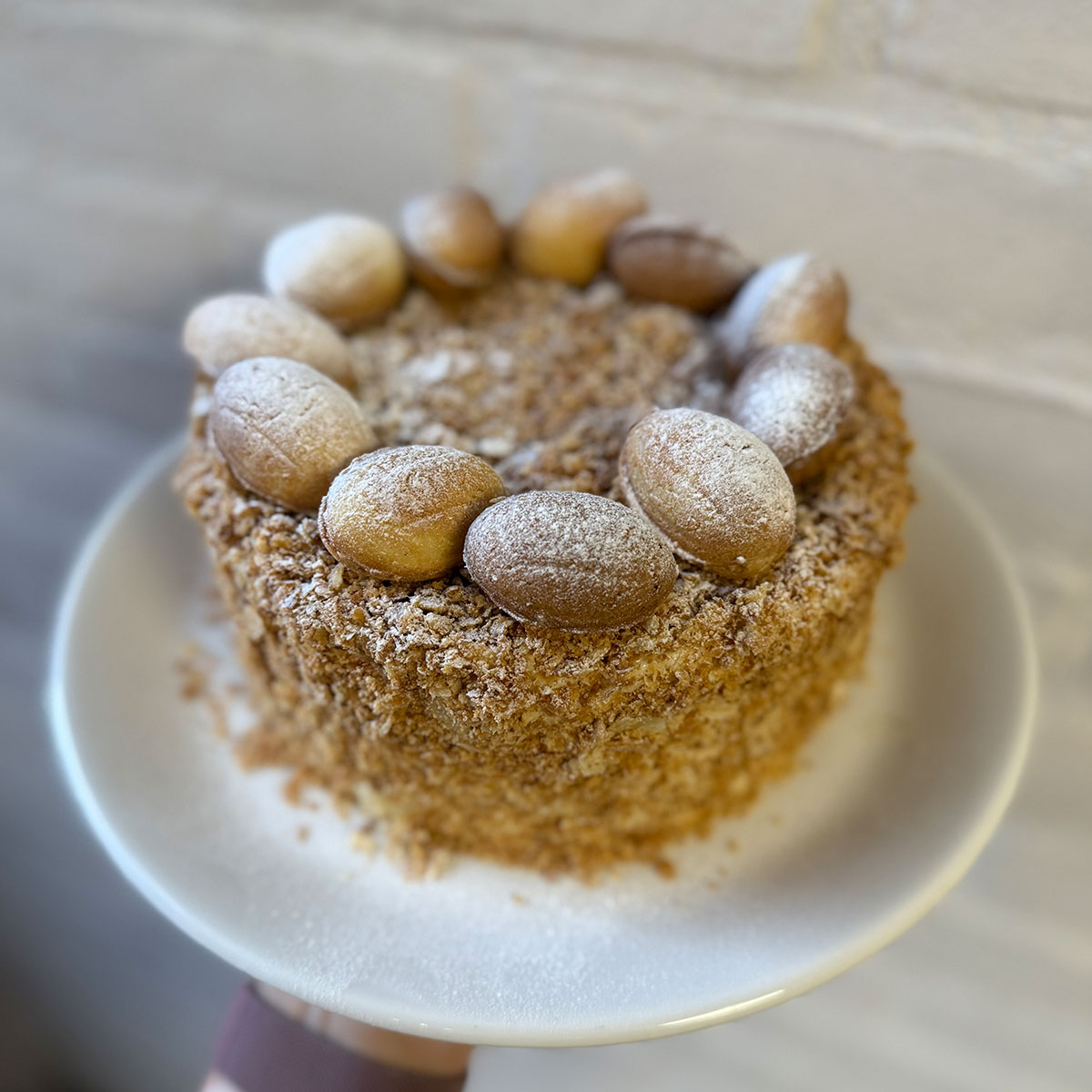 Napoleon met zachte, romige vanillecrème - Afbeelding 2