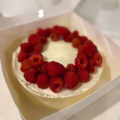 Vanilletaart met Frambozen